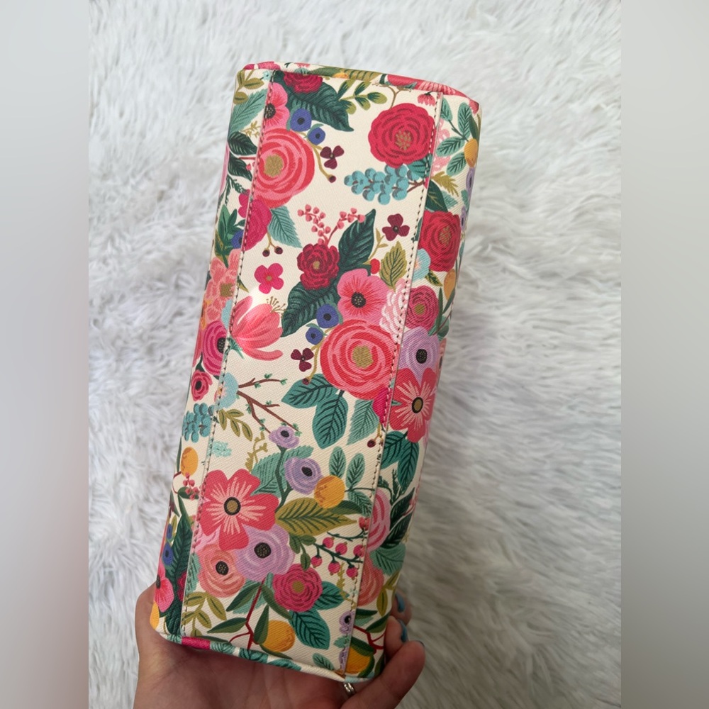 NWT Rifle Paper Co. Large Cosmetic Bag Garden Party - Picture 4 of 7